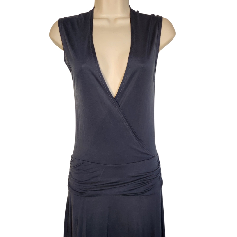 James Perse Navy Midi Dress - Picture 4 of 12